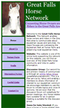 Mobile Screenshot of greatfallshorsenetwork.com